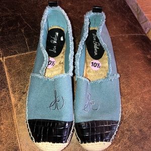 Sam Edelman light blue espadrilles